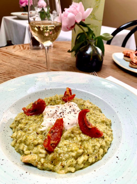 Risotto Pollo E Pesto Al Pistacchio