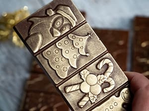 Barra De Chocolate De Natal 50G