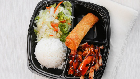 C5. Egg Roll Teriyaki Chicken Combo