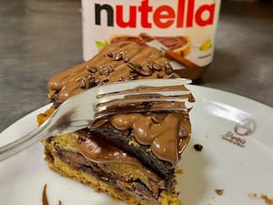 Fatia Cookie Com Brownie E Nutella