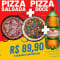 01 Pizza Salgada 01 Pizza Doce 01 Guaraná 1l