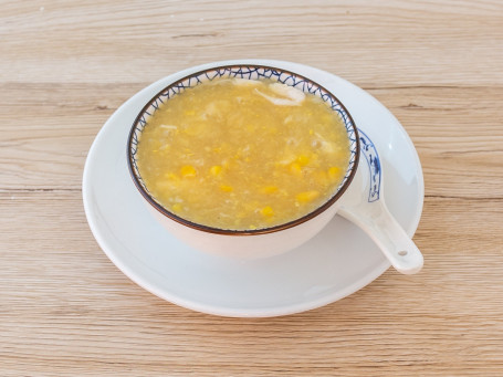 Crabmeat Sweetcorn Soup xiè ròu yù mǐ rōng gēng