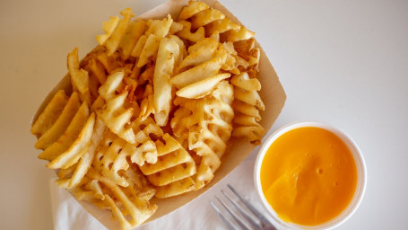 Waffle Fry With Cheese