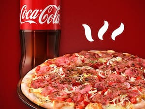 Combo Pizza Famíia Coca-Cola 2 Litros