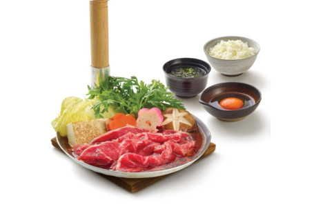 Australian Beef Striploin Sukiyaki Set Meal