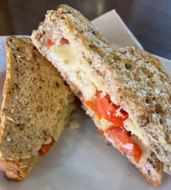 Cheese Vine Ripened Tomato Toastie (V)