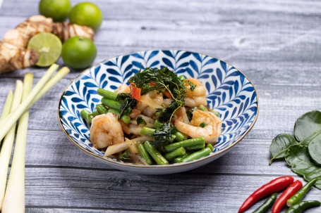 Baan Thai Basil Prawns Tài Shì Xiāng Cǎo Chǎo Xiā Qiú