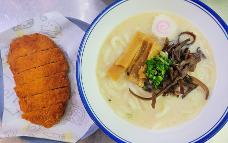 Jí Liè Zhū Bā Pork Chop Cutlet Udon