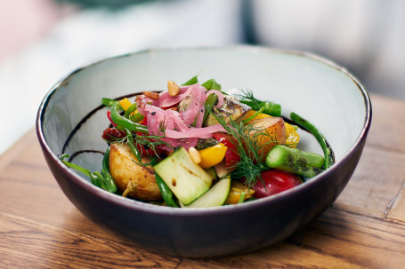 Alonzo Pan Roasted Primavera Salad Zá Cài Shā Lǜ