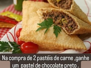 2 Pastéis De Carne Grátis 1 Pastel De Chocolate