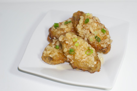 Chicken Wing (4Pcs) Honey Garlic Xiāng Suàn Mì Táng Wèi Jī Yì