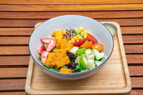 Rainbow Quinoa Salad Cǎi Hóng Lí Mài Shā Lǜ Pèi Ān Chún Dàn