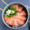 Salmon Donburi With Avocado