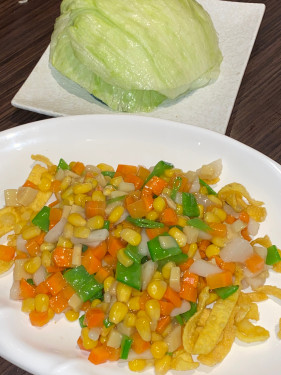 Zhāi Shēng Cài Bāo Vegetarian Lettuce Wrap