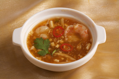 Xiā Jīng Tāng Hot Sour Soup With King Prawn (Mild)
