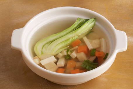 Zá Cài Dòu Fǔ Tāng Mixed Vegetable Bean Curd Soup (V)