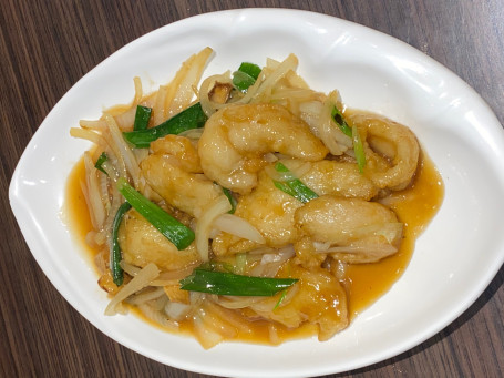 Jiāng Chōng Chǎo Yú Piàn Slice Fish With Ginger Spring Onion