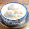 dàn bái xìng rén chá tāng wán Almond Sweet Soup with Egg White and Glutinous Rice Balls