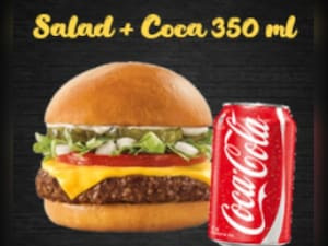 Hambúrguer Salad Coca-Cola Original 350Ml