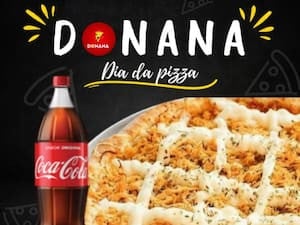 Pizza Grande Frango Com Catupiry Coca Cola Original 1L