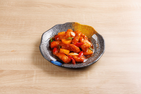 Bō Luó Gū Lǔ Ròu Candied Sweet And Sour Pork With Pineapple