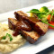 Home-Style Meatloaf With Rustic Mashed Potatoes And Vegetables