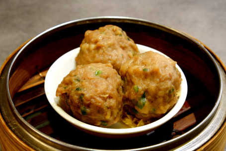 Shān Zhú Niú Ròu Qiú (3Kē Beef Meatballs (3Pcs