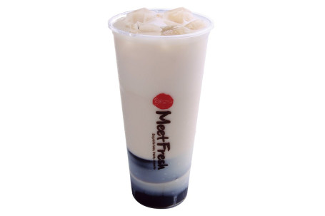 Xiān Cǎo Dòng Nǎi Chá Bīng /Milk Tea W/Herbal Jelly