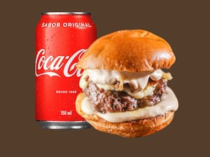 Burguer Cupim Uruguai Coca-Cola Lata