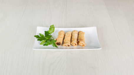 Duck Spring Rolls (4 Pieces Yā Ròu Chūn Juǎn (4Gè #019