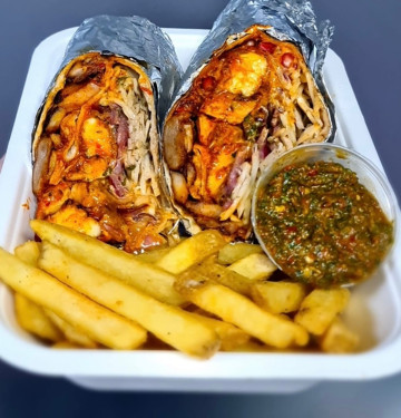 Chicken Shish Kebab Wrap Meal