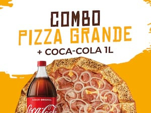 Pizza Grande 8 Fatias Coca Cola Original 1L