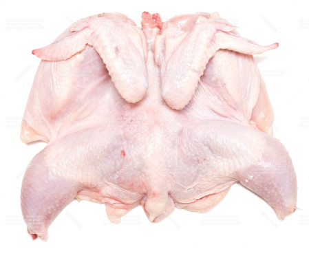 Spatchcock Baby Chicken Skin Off 800-1000G