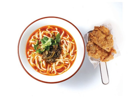 Yán Sū Pái Gǔ Miàn Fried Ribs Noodles In Soup
