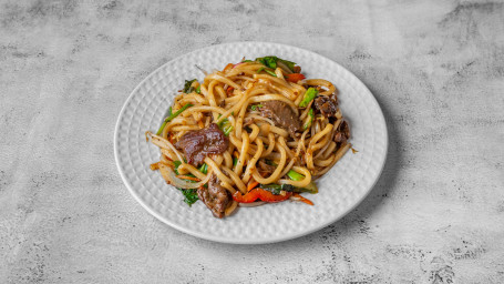 Beef Yaki Udon Shén Jǐn Niú Ròu Chǎo Wū Dōng Miàn