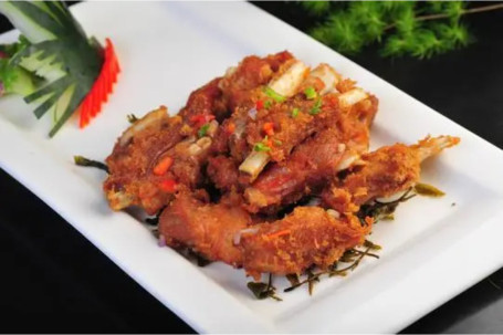 Suàn Xiāng Jiāo Yán Gǔ Salt Chilli Spare Ribs (Spice Level 2)