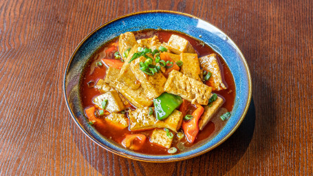 Hóng Shāo Dòu Fǔ Braised Bean Curd With Mixed Vegetables