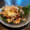 Xiāng Suàn Wèi Cēng Tián Lè Shāo Jiā Zi Grilled Long Eggplant With Garlic Miso, Sweet Onions And Bonito Flakes
