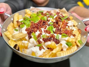 Fritas Gourmet Blue E Bacon