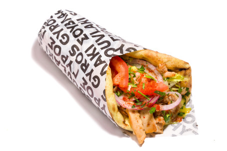 Light Halal Chicken Gyros Wrap