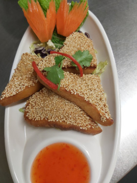 6. Savoury Thai Toast (Prawn On Toast)