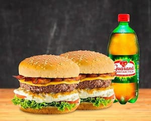 Combo X-Tudo 2 Burg+Refri 1L