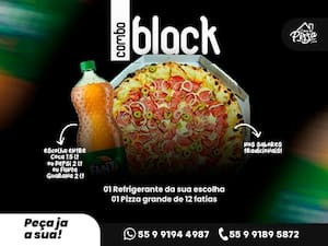 Combo Black Pizza Grande Coca Cola