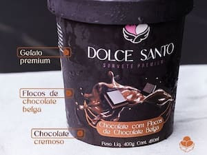 Gelato Premium De Chocolate Belga!