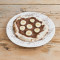 Sweet Pizza With Nutella, Pineapple, Hazelnuts And Icing Sugar