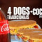 Combo 4 Dogs Simples