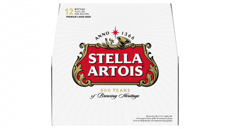 Stella Artois Beer Lager Garrafa Belga (11,2 Onças X 12 Ct)