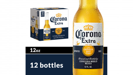 Garrafa De Cerveja Lager Mexicana Extra Corona (12 Oz X 12 Ct)