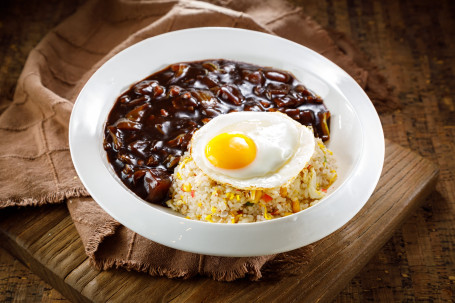 Zhà Jiàng Shū Cài Chǎo Fàn Vegetable Fried Rice With Jjajang