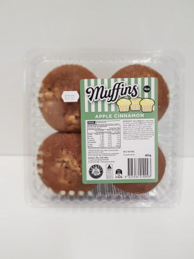 Apple Cinnamon Muffins (4 Pack) (400G)